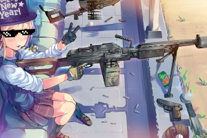 New Year, Weapon, Skirt, Major League Gaming, Mountain Dew, Sunglasses