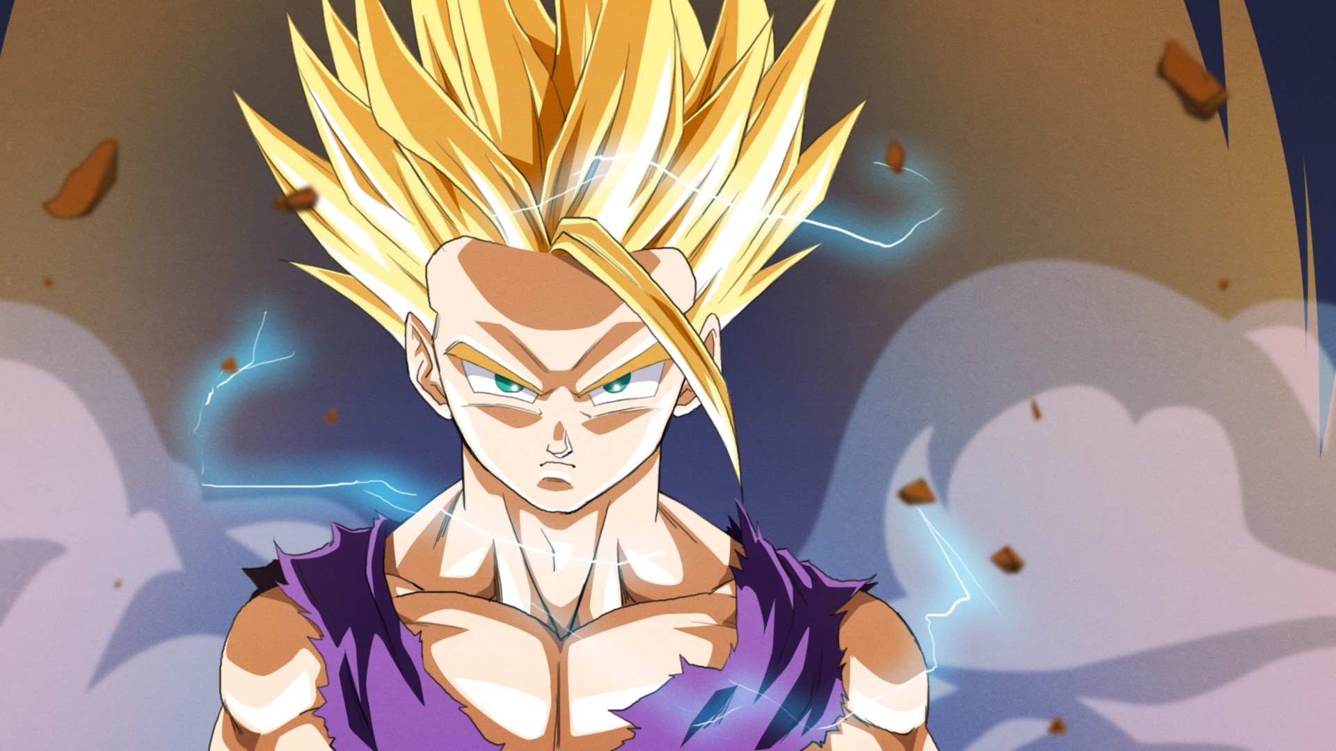 Anime Dragon Ball Z Dragon Ball Gohan Son Gohan Super Saiyan