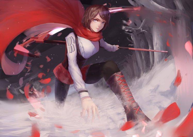 fantasy Art, Anime, RWBY, Ruby Rose HD Wallpaper Desktop Background