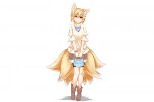 Yakumo Ran, Looking At Viewer, Big Boobs, Fox Girl, Touhou, Kitsunemimi