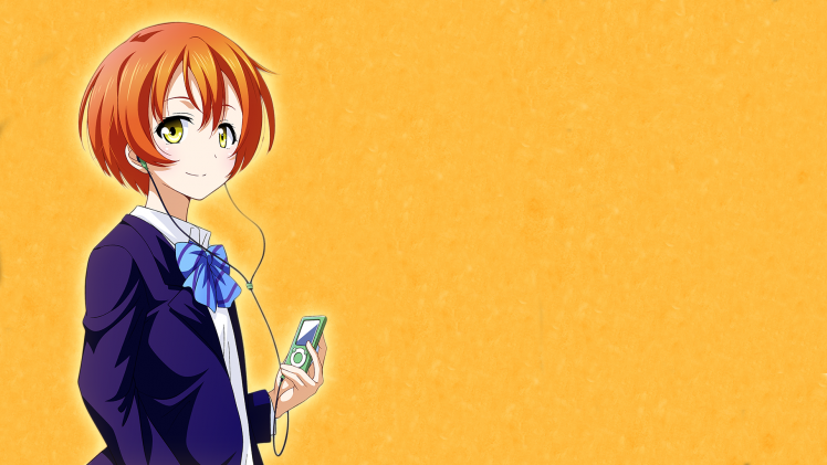 anime, Anime Girls, Love Live!, Orange Hair, Short Hair, School Uniform, Hoshizora Rin HD Wallpaper Desktop Background