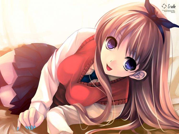 anime, School Uniform, Anime Girls, Original Characters HD Wallpaper Desktop Background