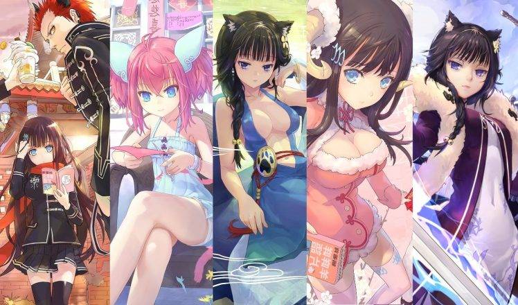anime, Animal Ears, Nekomimi, Original Characters HD Wallpaper Desktop Background