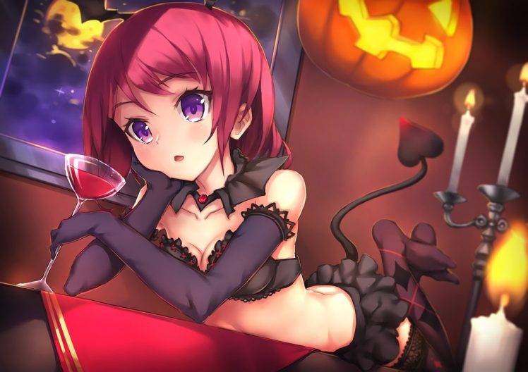 anime, Nishikino Maki, Love Live!, Halloween HD Wallpaper Desktop Background