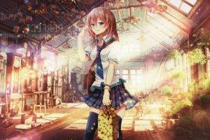 anime, Anime Girls, School Uniform, Original Characters, ArseniXC