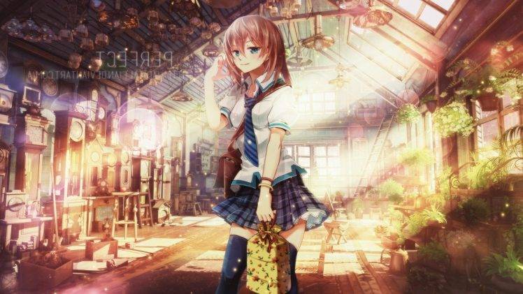 anime, Anime Girls, School Uniform, Original Characters, ArseniXC HD Wallpaper Desktop Background