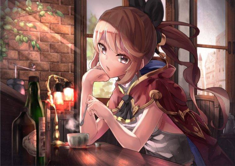 anime, Anime Girls, Bar, Clarisse (Granblue Fantasy), Granblue Fantasy HD Wallpaper Desktop Background
