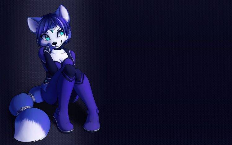 Krystal, Furry, Anthros, Anthro, Star Fox HD Wallpaper Desktop Background
