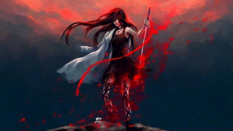 Anime Women Sword Wallpapers Hd Desktop And Mobile