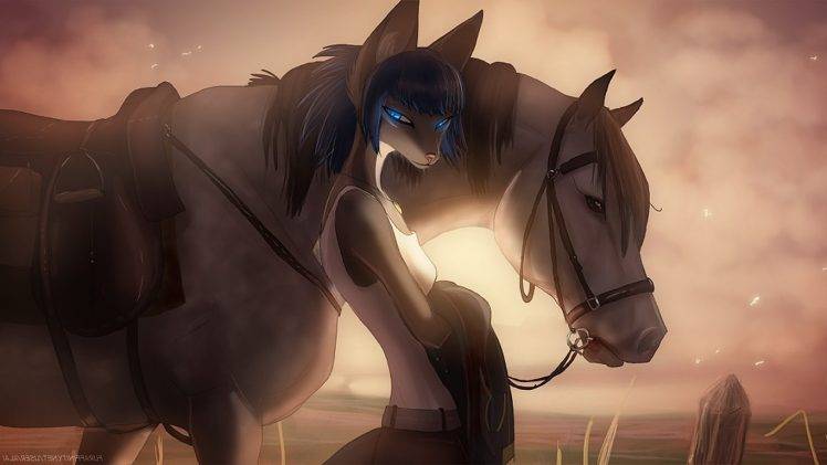 furry, Anthro, Horse HD Wallpaper Desktop Background