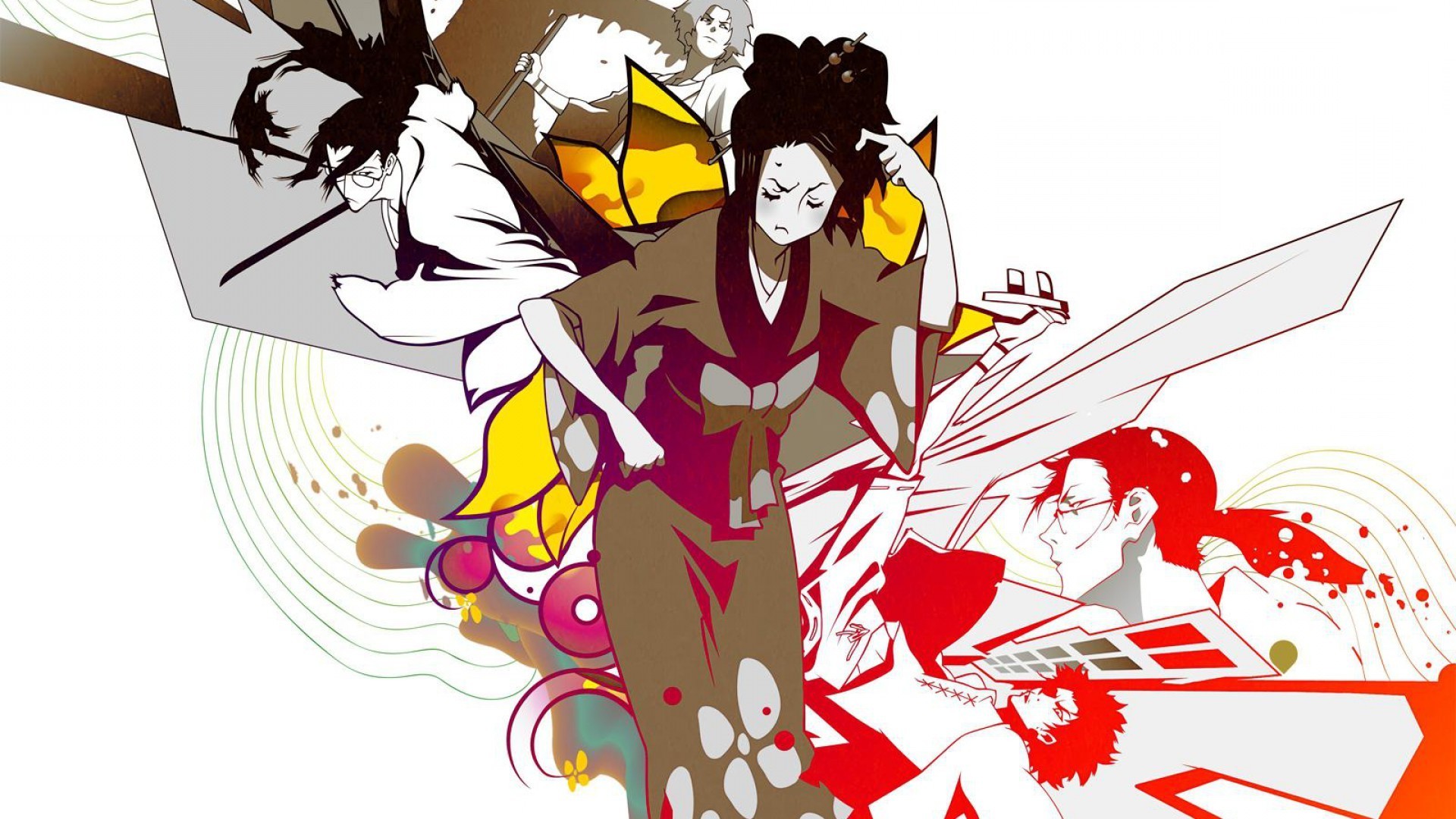 anime, Samurai Champloo, Fuu, Mugen, Jin (Samurai Champloo) Wallpaper