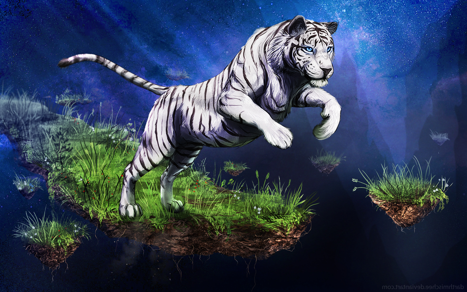animals, White Tigers Wallpaper