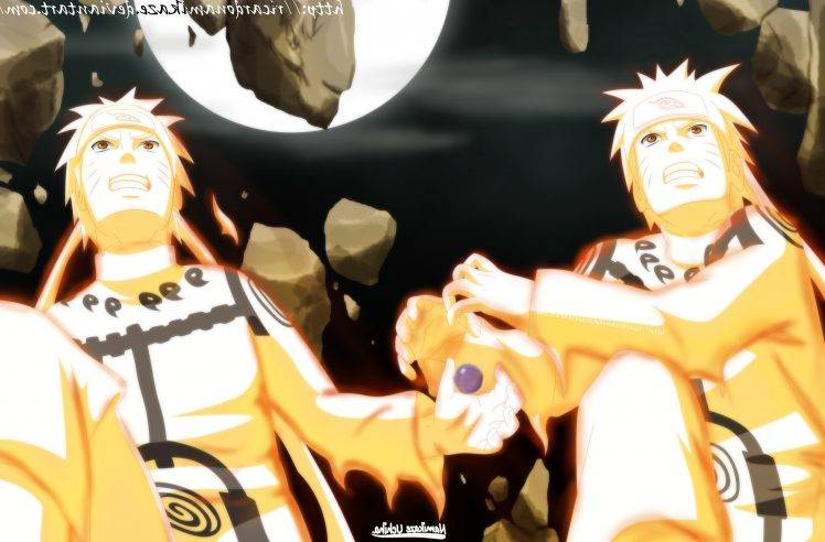 Naruto Shippuuden, Uzumaki Naruto, Kyuubi, Hokage, Bijuu HD Wallpaper Desktop Background
