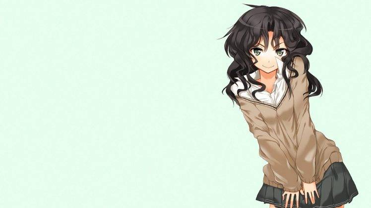 anime Girls, Tanamachi Kaoru, Amagami, Amagami SS, School Uniform, Anime HD Wallpaper Desktop Background
