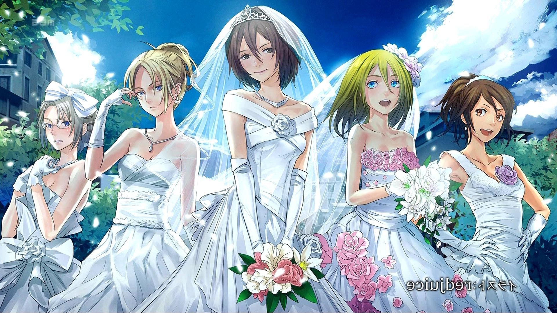 Shingeki No Kyojin, Wedding Dress, Anime, Mikasa Ackerman