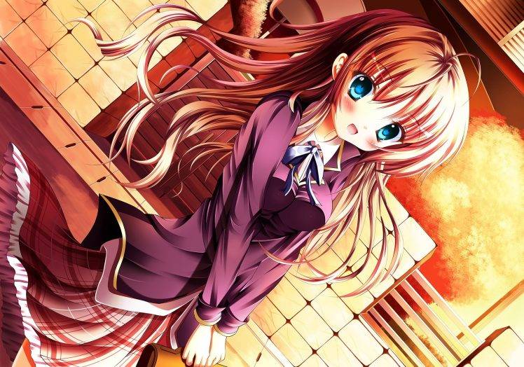 original Characters, Anime, Anime Girls, School Uniform HD Wallpaper Desktop Background