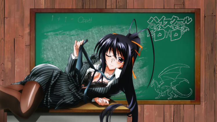 anime Girls, Highschool DxD, Himejima Akeno HD Wallpaper Desktop Background