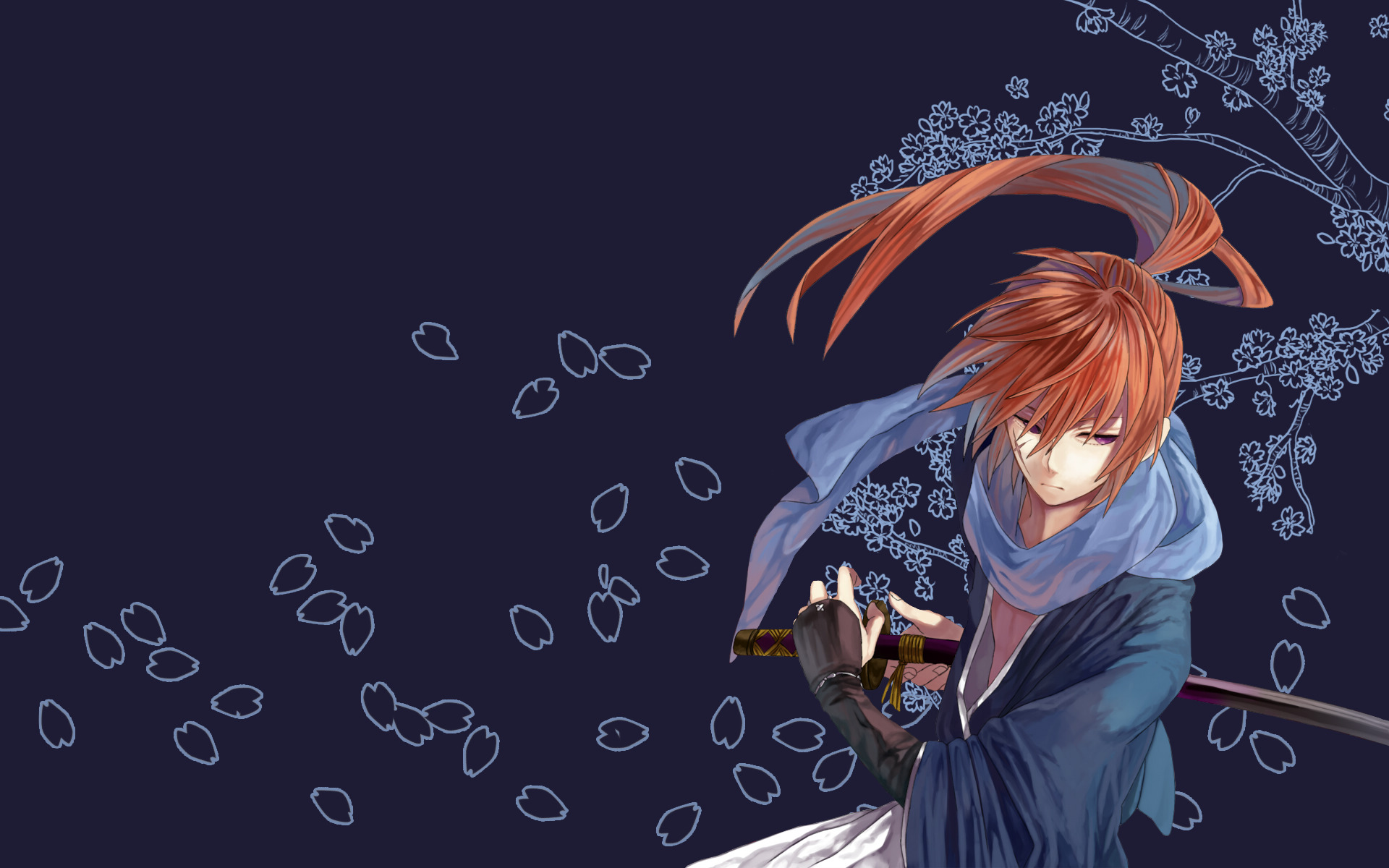 redhead, Anime, Katana, Rurouni Kenshin, Himura Kenshin Wallpaper