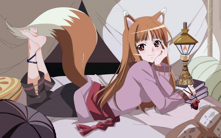 anime, Anime Girls, Holo, Spice And Wolf HD Wallpaper Desktop Background