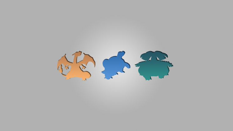 Venusaur, Blastoise, Charizard, Pokémon HD Wallpaper Desktop Background