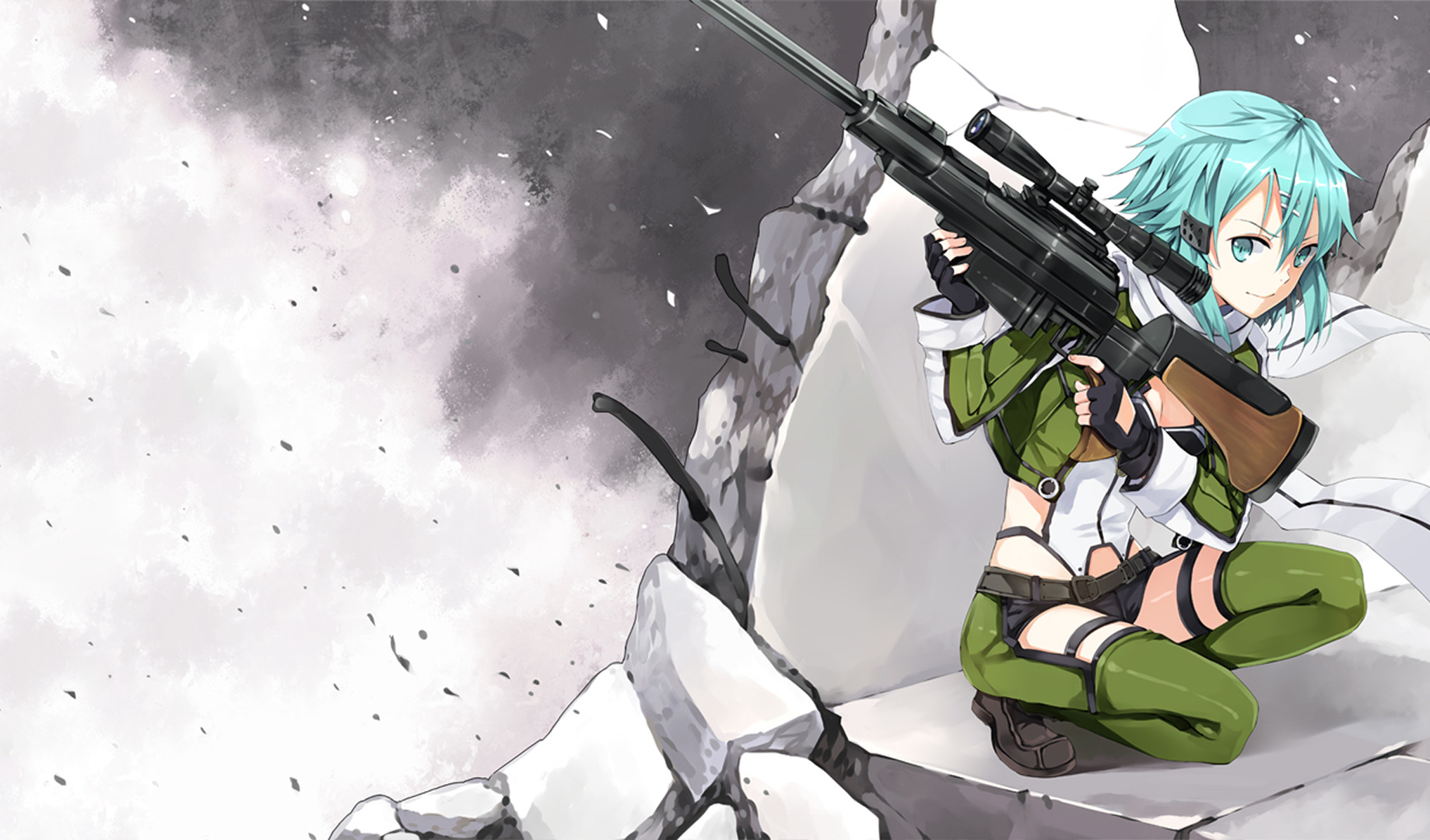 anime, Anime Girls, Sword Art Online, Asada Shino Wallpaper