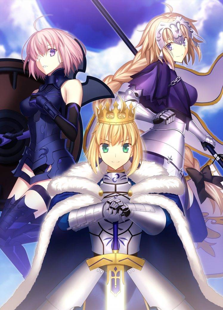Fate Grand Order, Ruler (Fate Grand Order), Fate Series, Saber HD Wallpaper Desktop Background