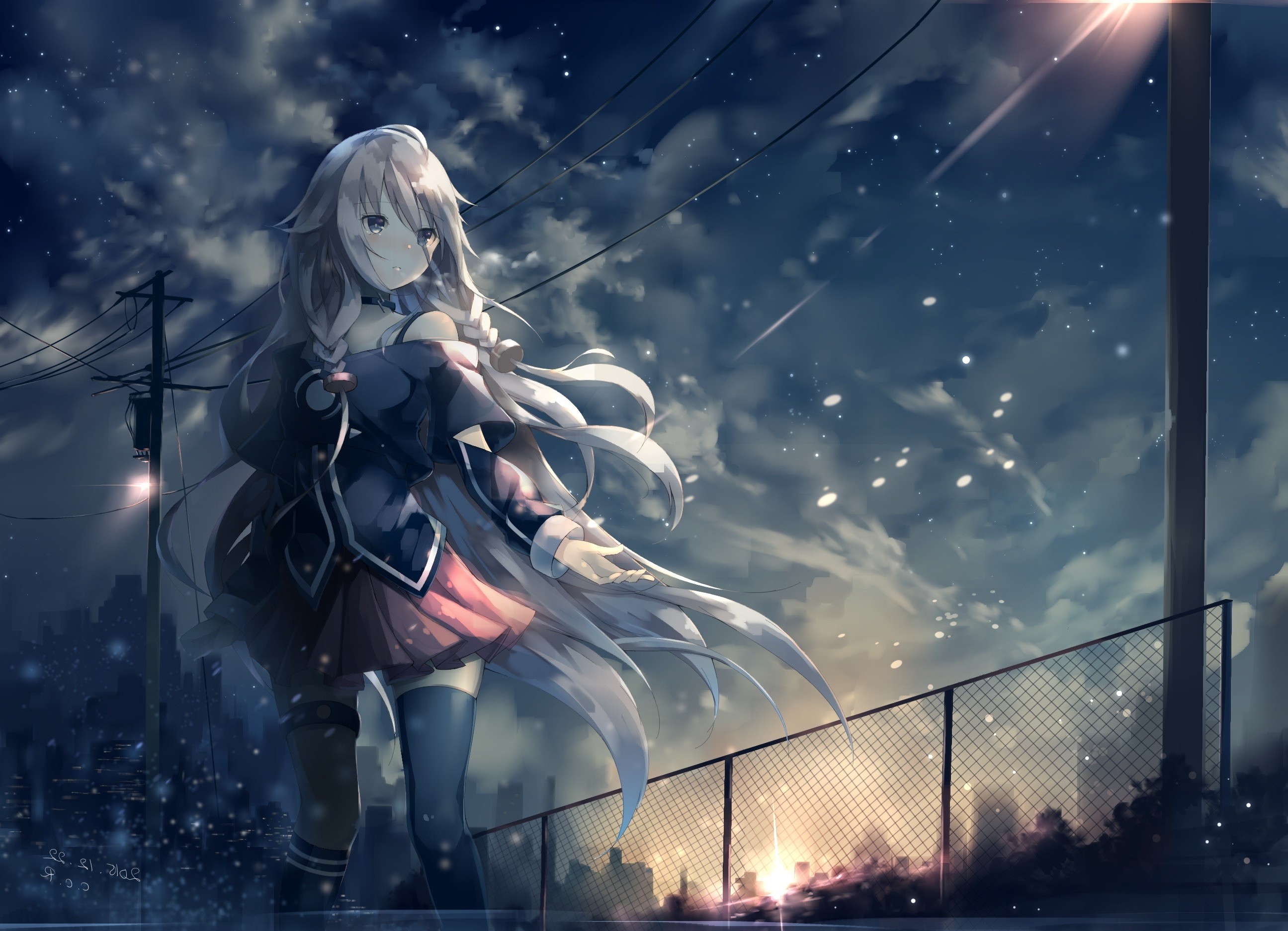 anime, Anime Girls, IA (Vocaloid), Vocaloid, Snow Wallpaper