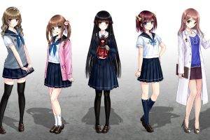 original Characters, Anime, Anime Girls, School Uniform