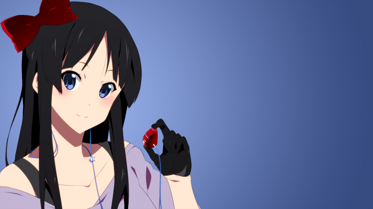 K ON!, Anime, Anime Girls, Akiyama Mio HD Wallpaper Desktop Background