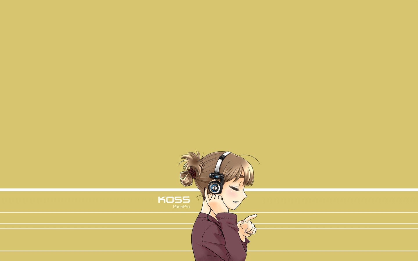 Koss, Portapro, Headphones Wallpaper