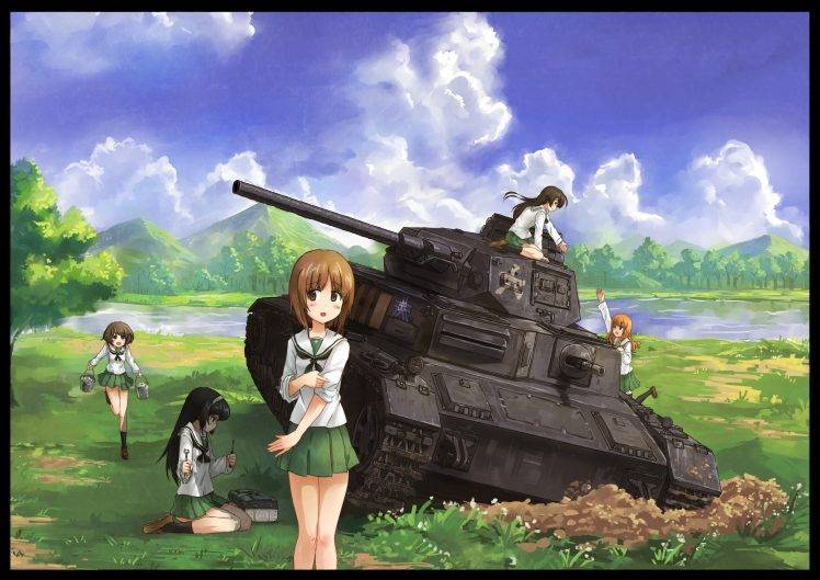 Girls Und Panzer, Katyusha (Girls Und Panzer) HD Wallpaper Desktop Background