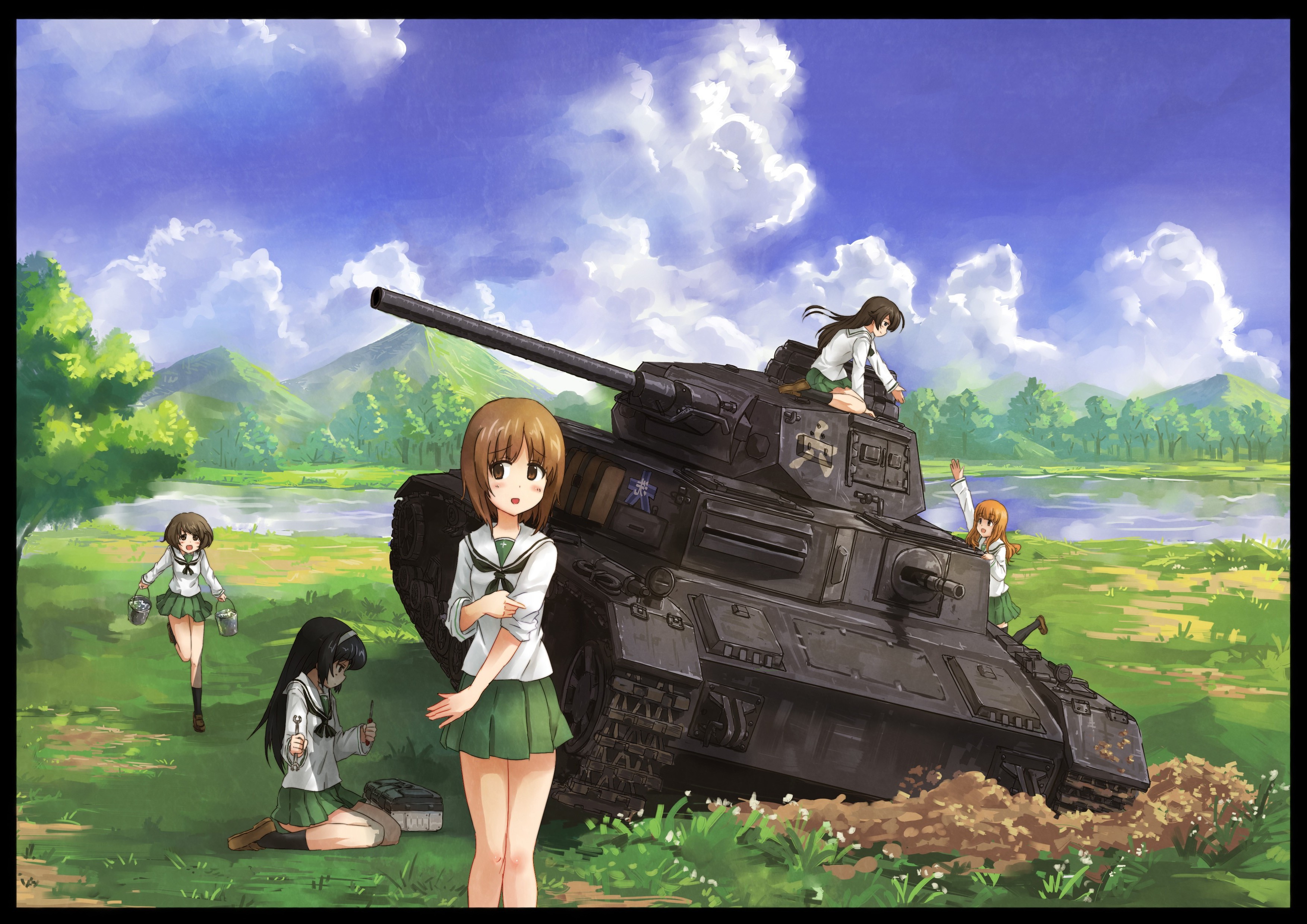 Girls Und Panzer, Katyusha (Girls Und Panzer) Wallpaper