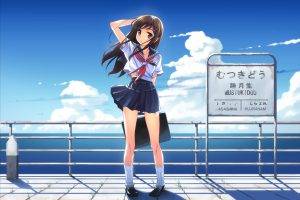original Characters, Anime Girls, School Uniform