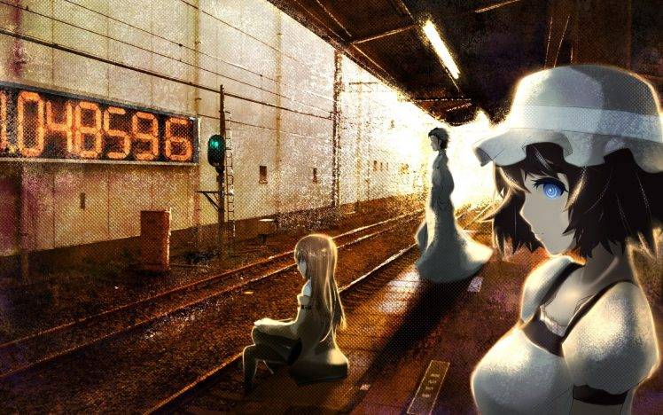 Steins;Gate, Okabe Rintarou, Shiina Mayuri, Makise Kurisu HD Wallpaper Desktop Background