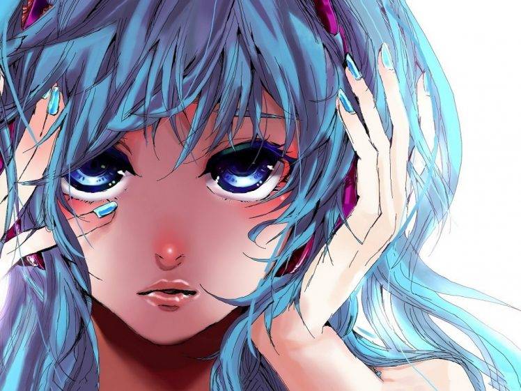 anime Girls, Headphones, Hatsune Miku HD Wallpaper Desktop Background