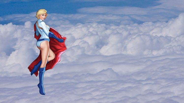 fantasy Art, Power Girl, DC Comics HD Wallpaper Desktop Background