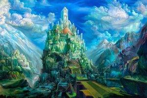 fantasy Art, Castle, Ancient Babylon