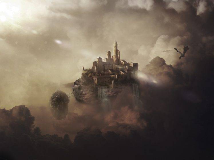 fantasy Art, Digital Art, Castle HD Wallpaper Desktop Background