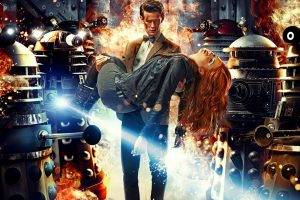 fantasy Art, Doctor Who, Matt Smith, Eleventh Doctor, Karen Gillan, Amy Pond, Daleks