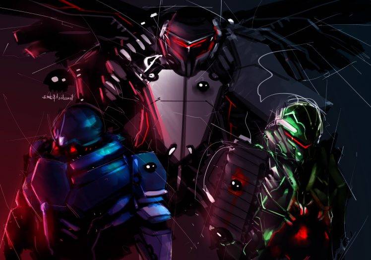 fantasy Art, Robot, Cyborg HD Wallpaper Desktop Background