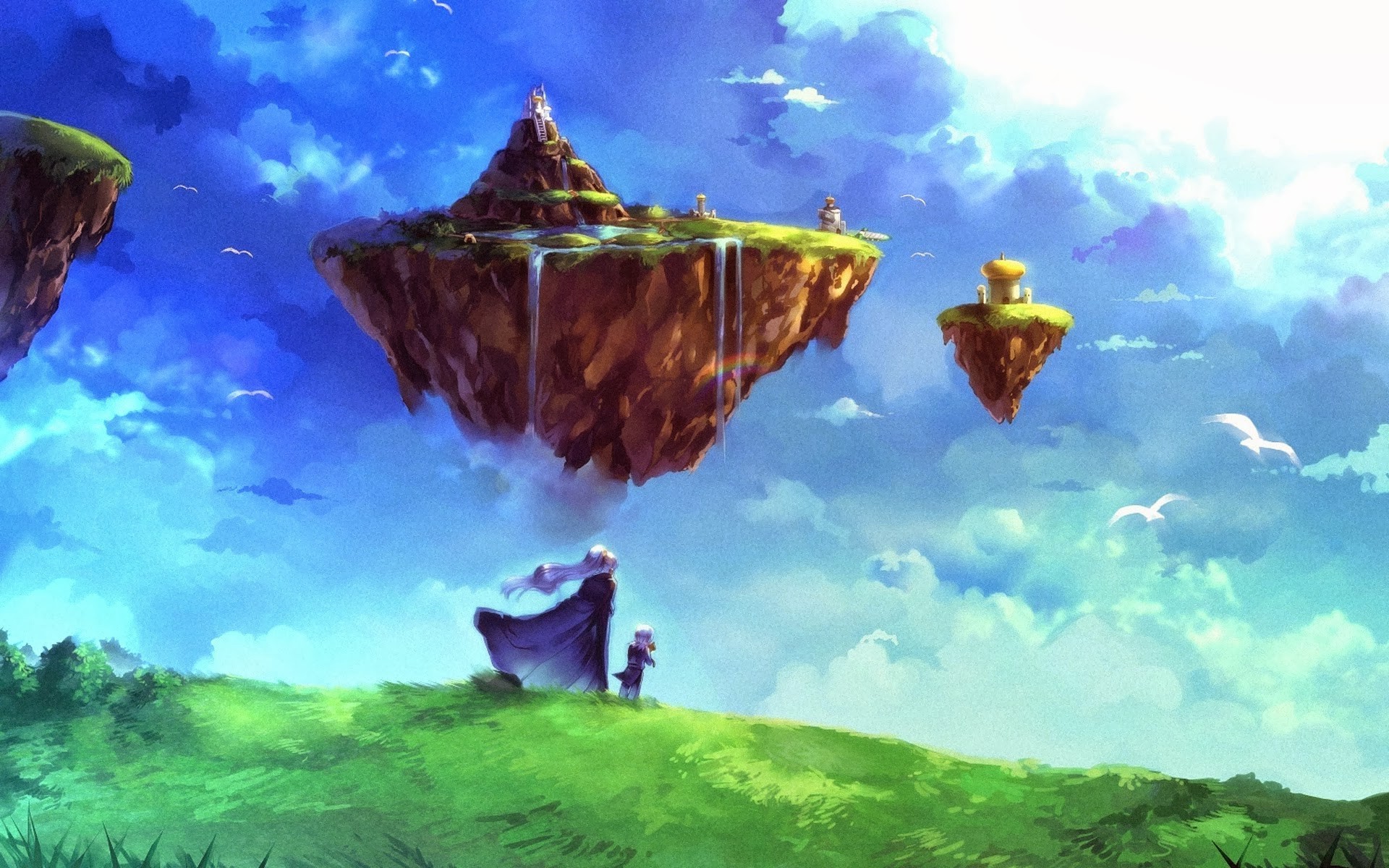 fantasy Art, Chrono Trigger, Floating Island Wallpaper
