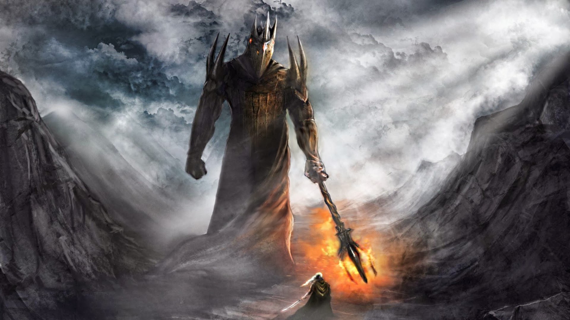 fantasy Art, The Lord Of The Rings, Morgoth, J. R. R. Tolkien Wallpaper