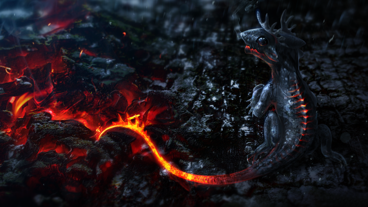 dragon, Fantasy Art, CGI HD Wallpaper Desktop Background