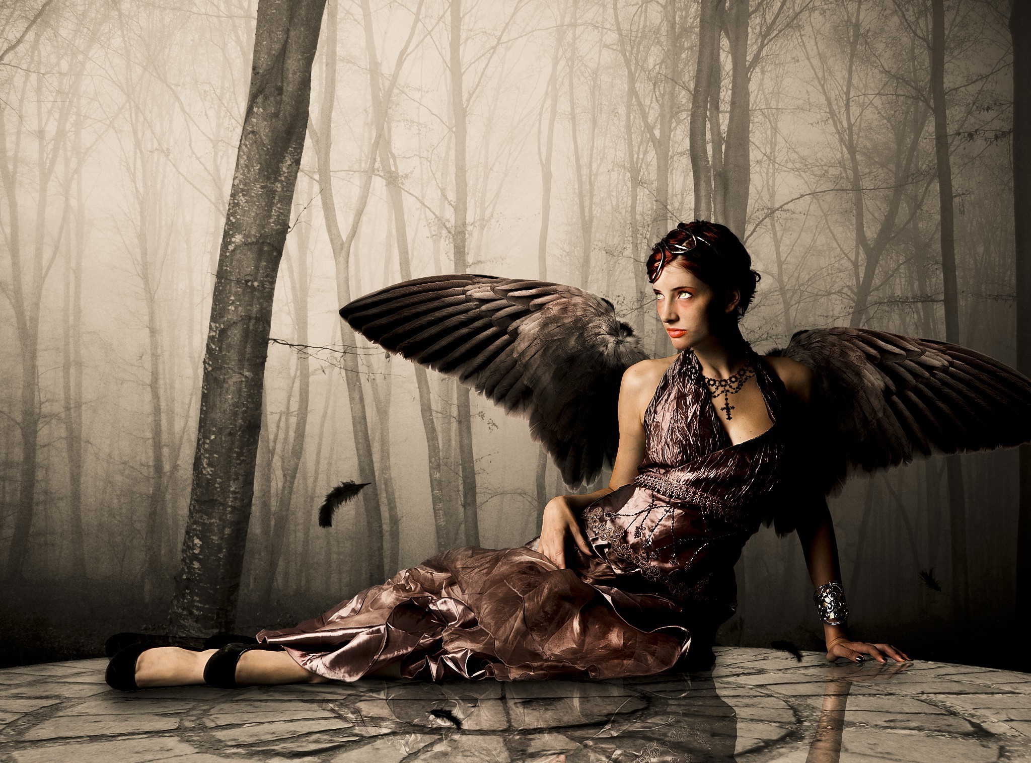 fantasy Art, Wings Wallpaper