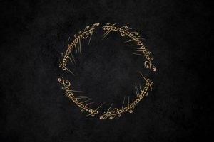 J. R. R. Tolkien, Minimalism, The Lord Of The Rings, Rings, Artwork, Fantasy Art