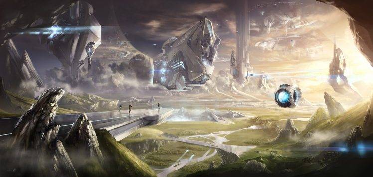 Halo, Master Chief, Xbox One, Halo: Master Chief Collection, 343 Industries, Fantasy Art HD Wallpaper Desktop Background