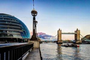 cityscape, London, England, River Thames, London Bridge, UK
