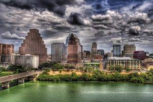 HDR, Building, Cityscape, River, Austin, Austin (Texas)