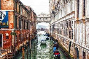 cityscape, Venice, Italy, Building, River