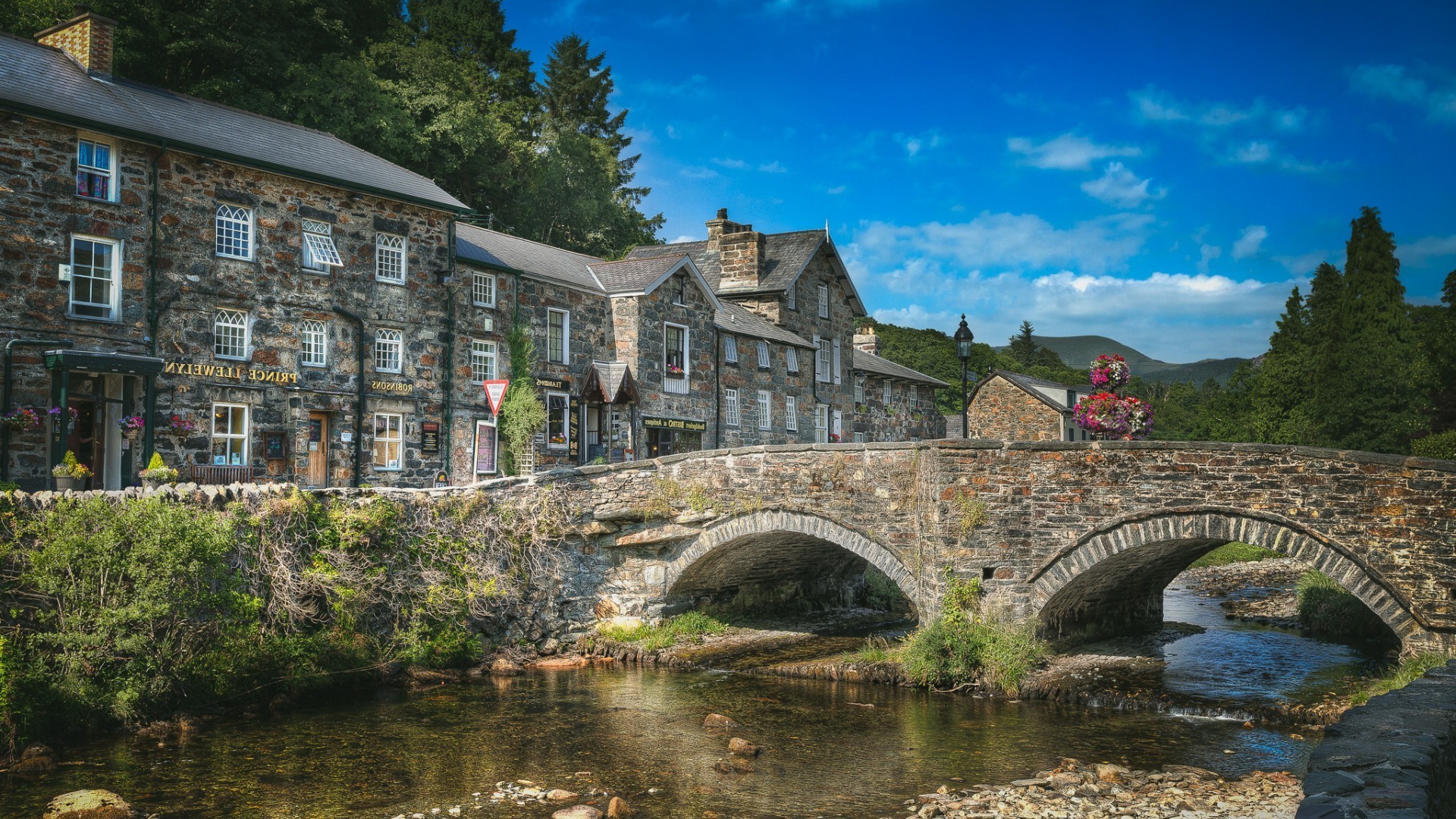 cityscape, Architecture, Building, Wales, UK, Bridge, River, HDR